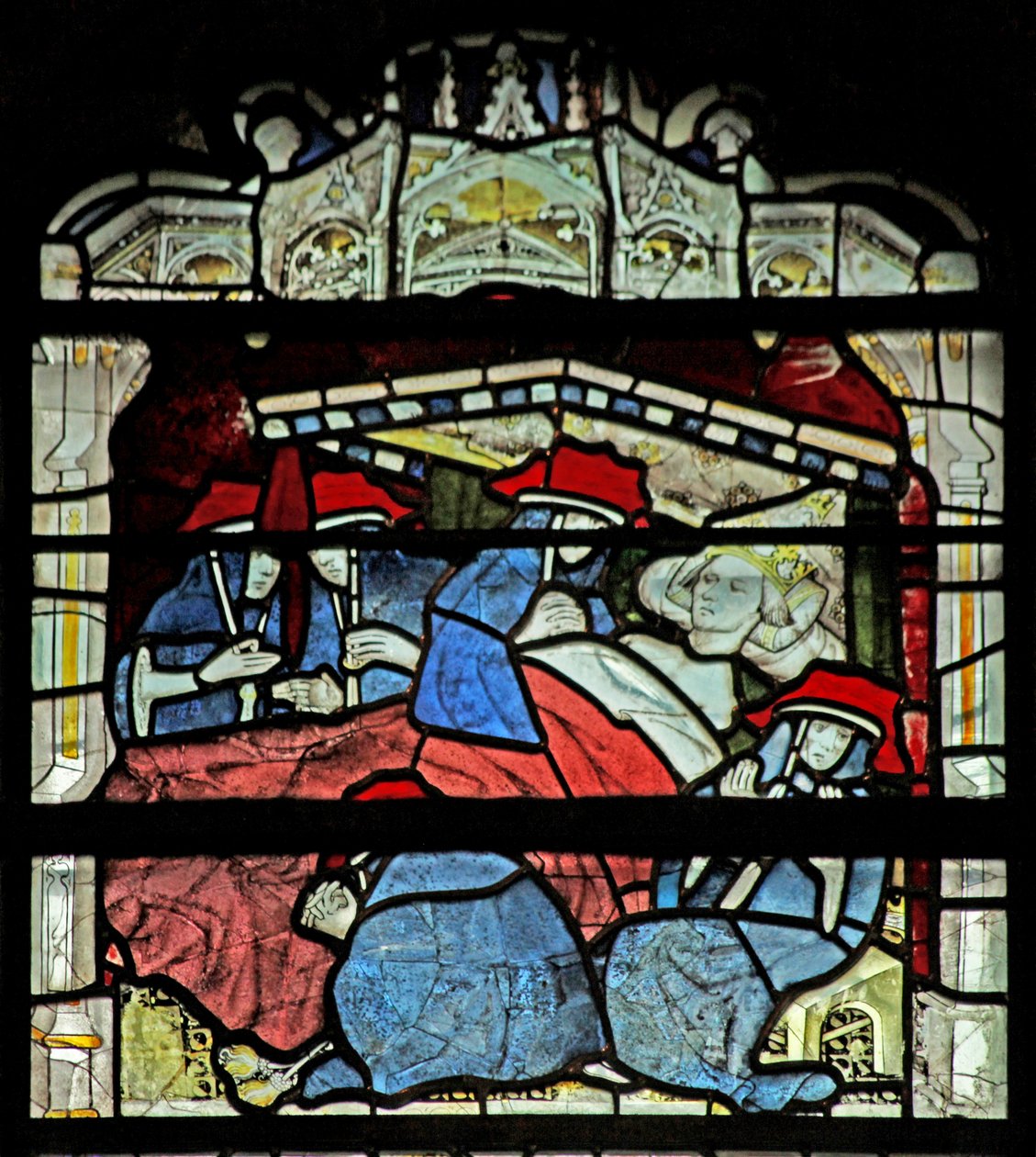 Window W5 depicting a scene from the life of St William