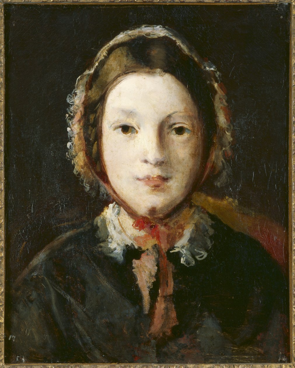 Young Woman with a Bonnet by English School