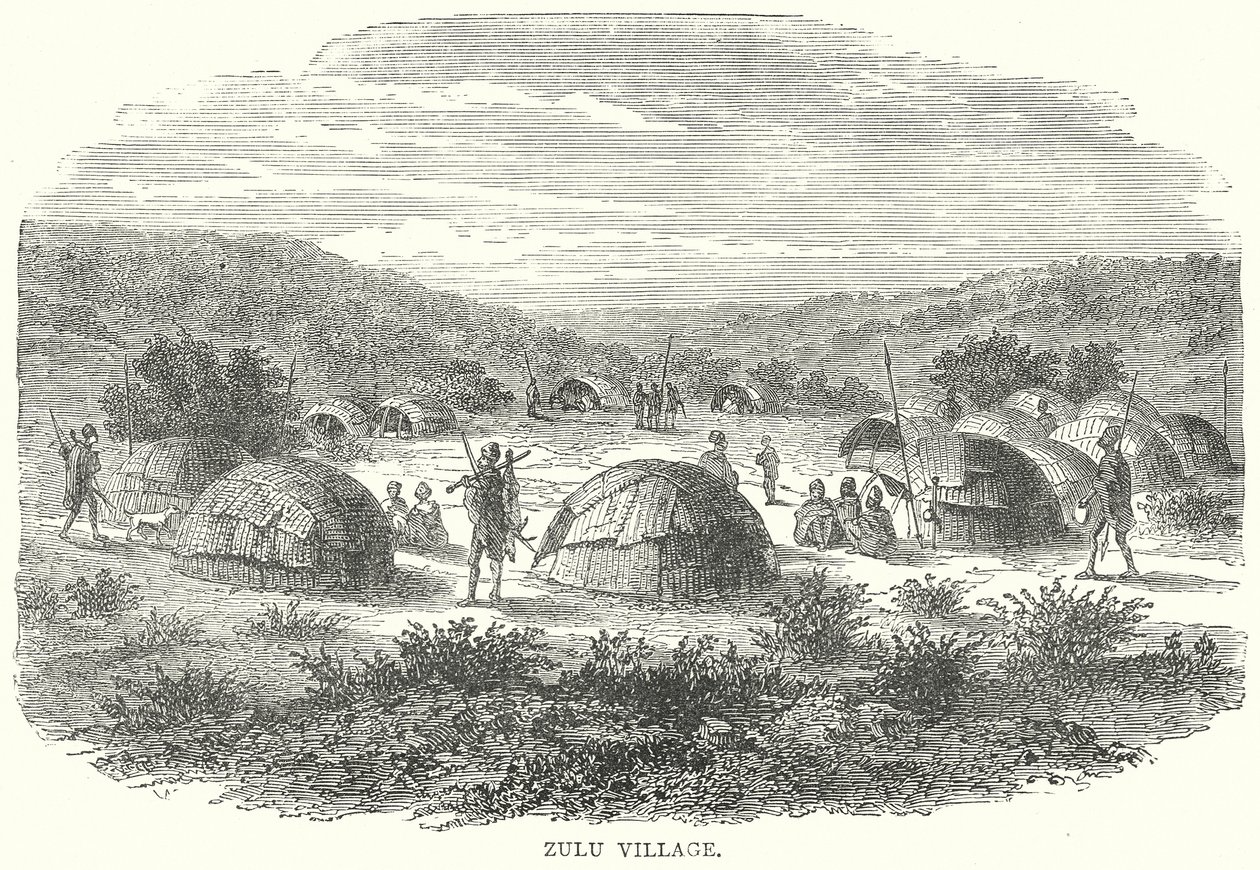 Zulu Village by English School