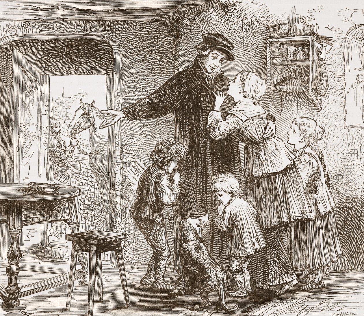 Zwingle Departing to Join the Army by English School