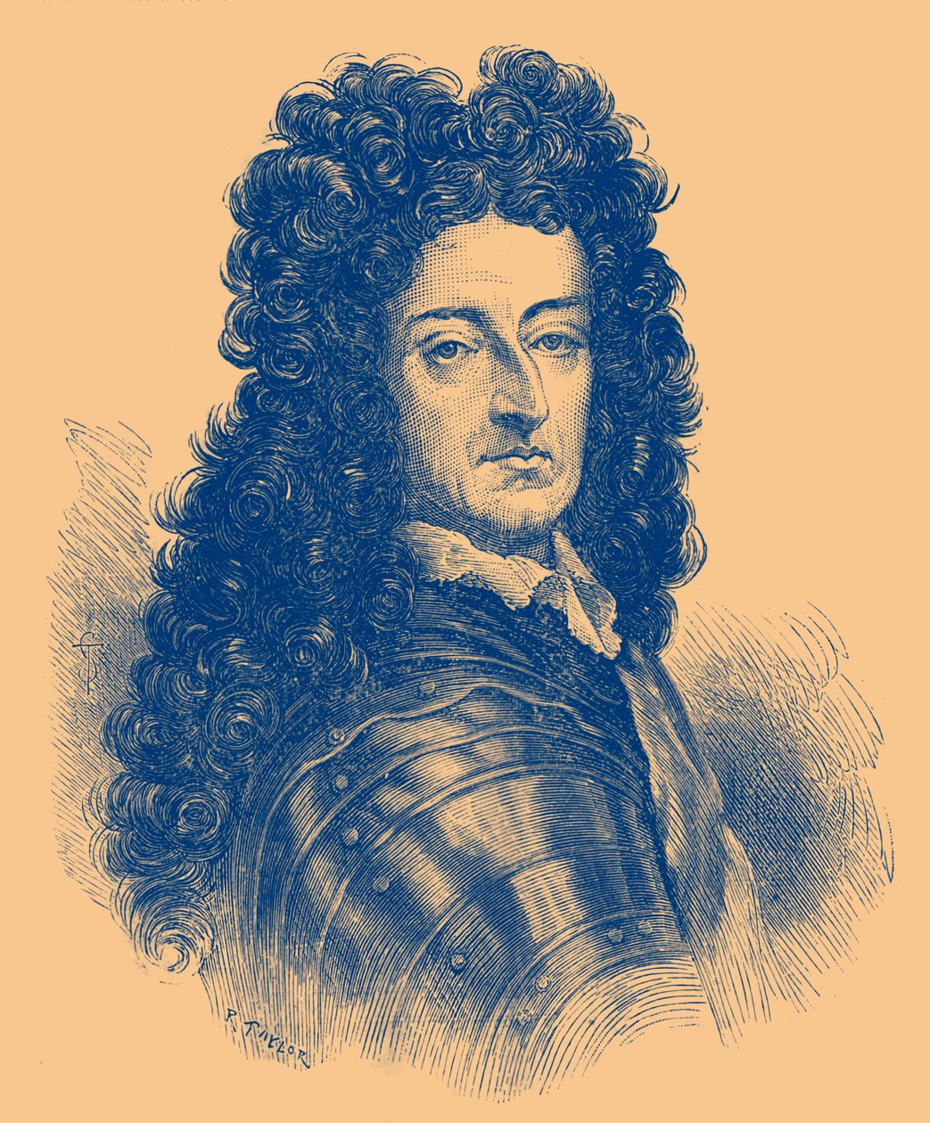 Portrait of King William III by English School