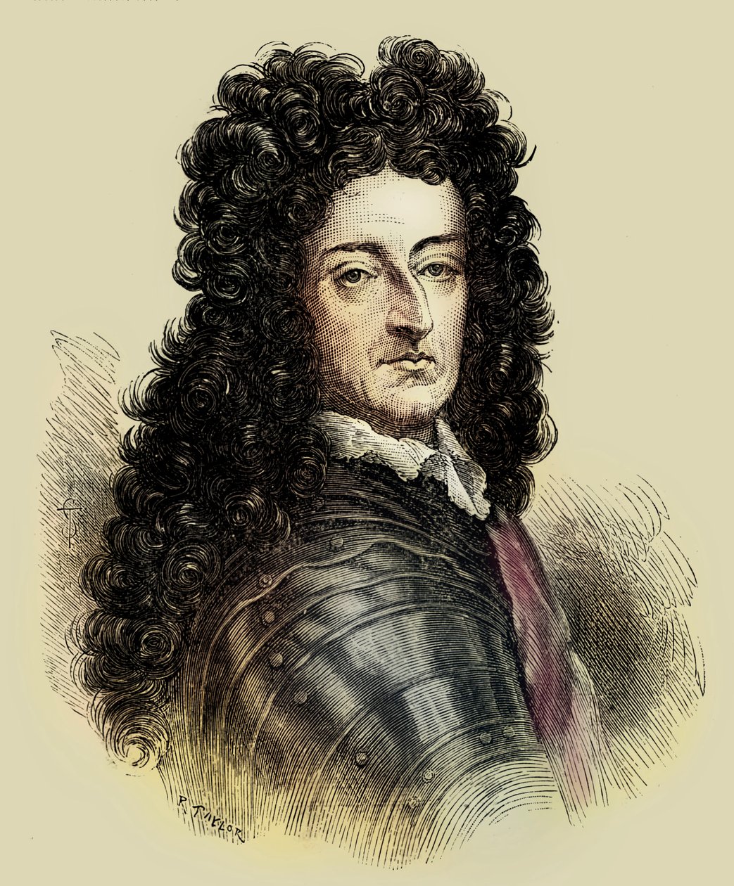 Portrait of King William III by English School