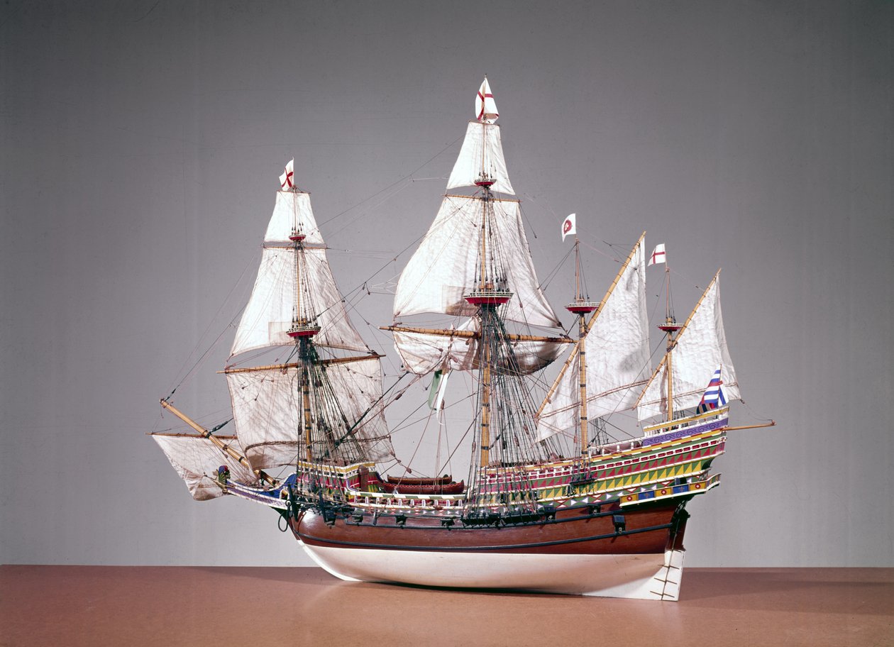 1:48 scale rigged model of the Elizabeth Jonas by English School English School