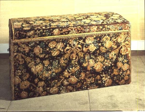 Henry III coffer, embroidered by English School English School