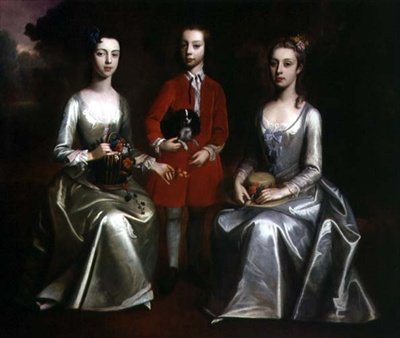 Family Portrait of Three Children, c.1720 by Enoch Seeman