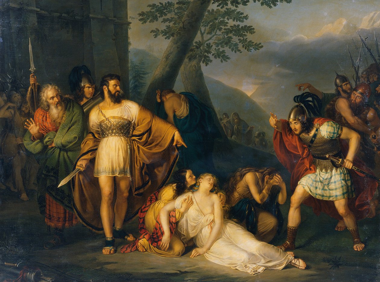 King Starno Shows Fingal His Dead Daughter by Enrico Scuri
