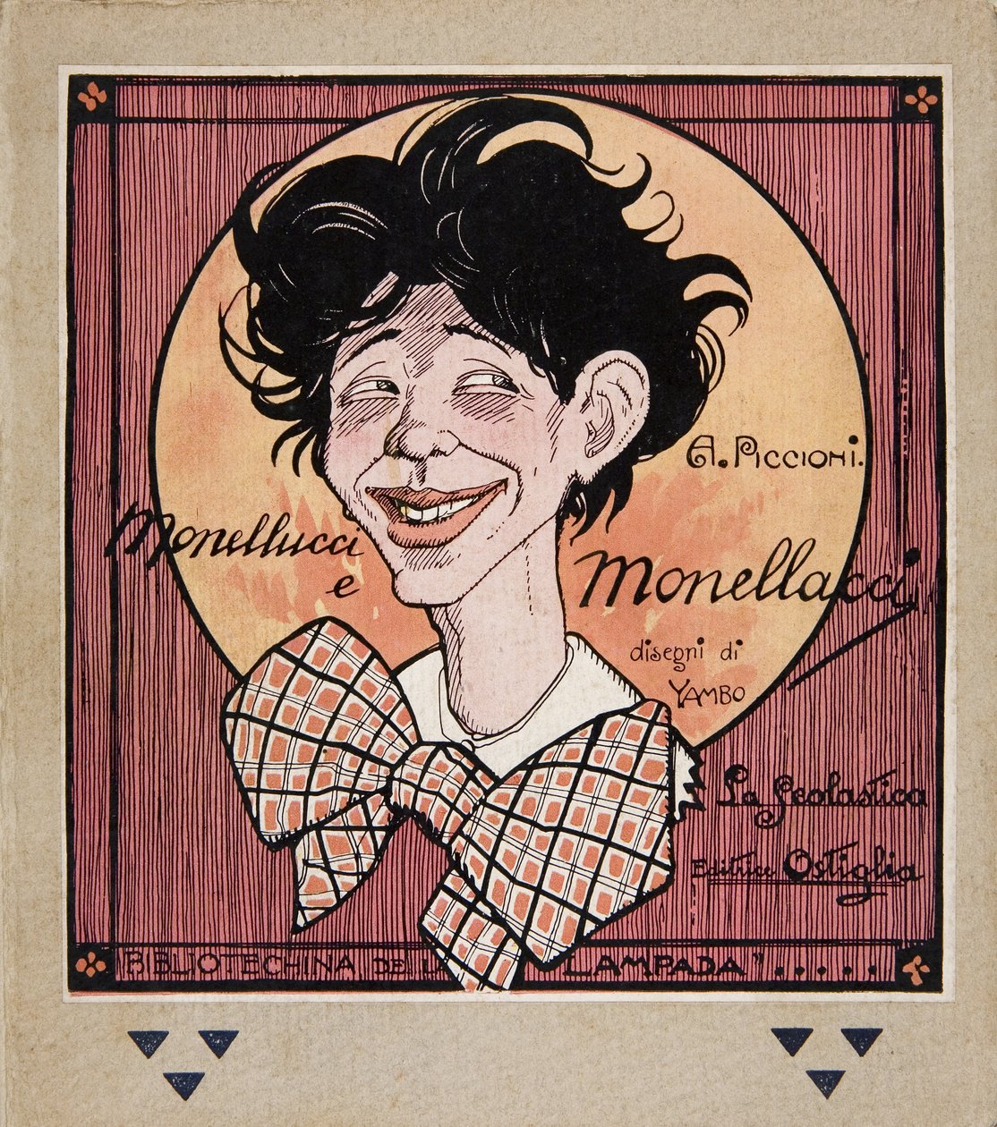 Cover of Monellucci e Monellacci by A. Piccioni by Enrico de aka Yambo Conti Novelli