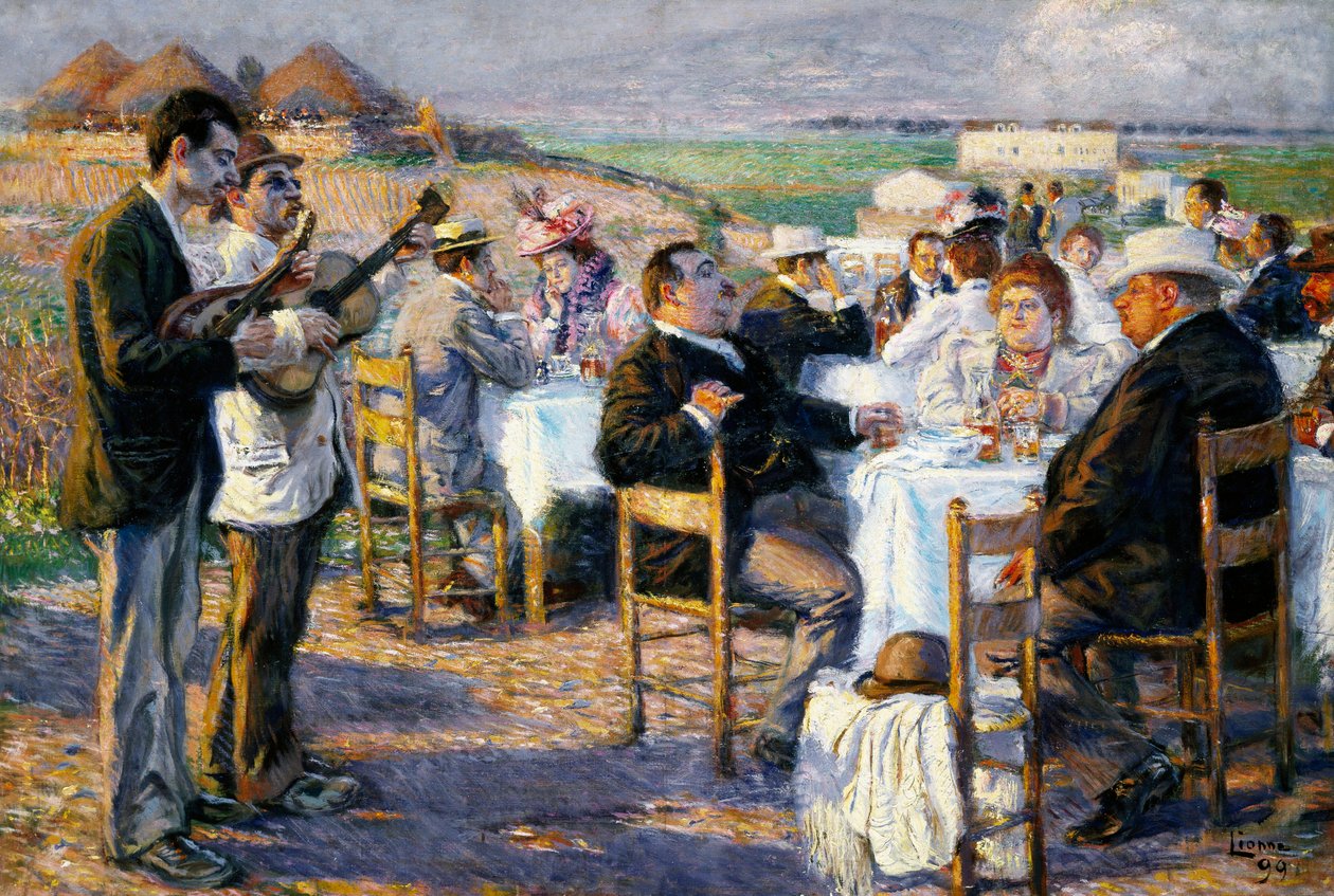 Fat and Thin (1899) by Enrico della Lionne