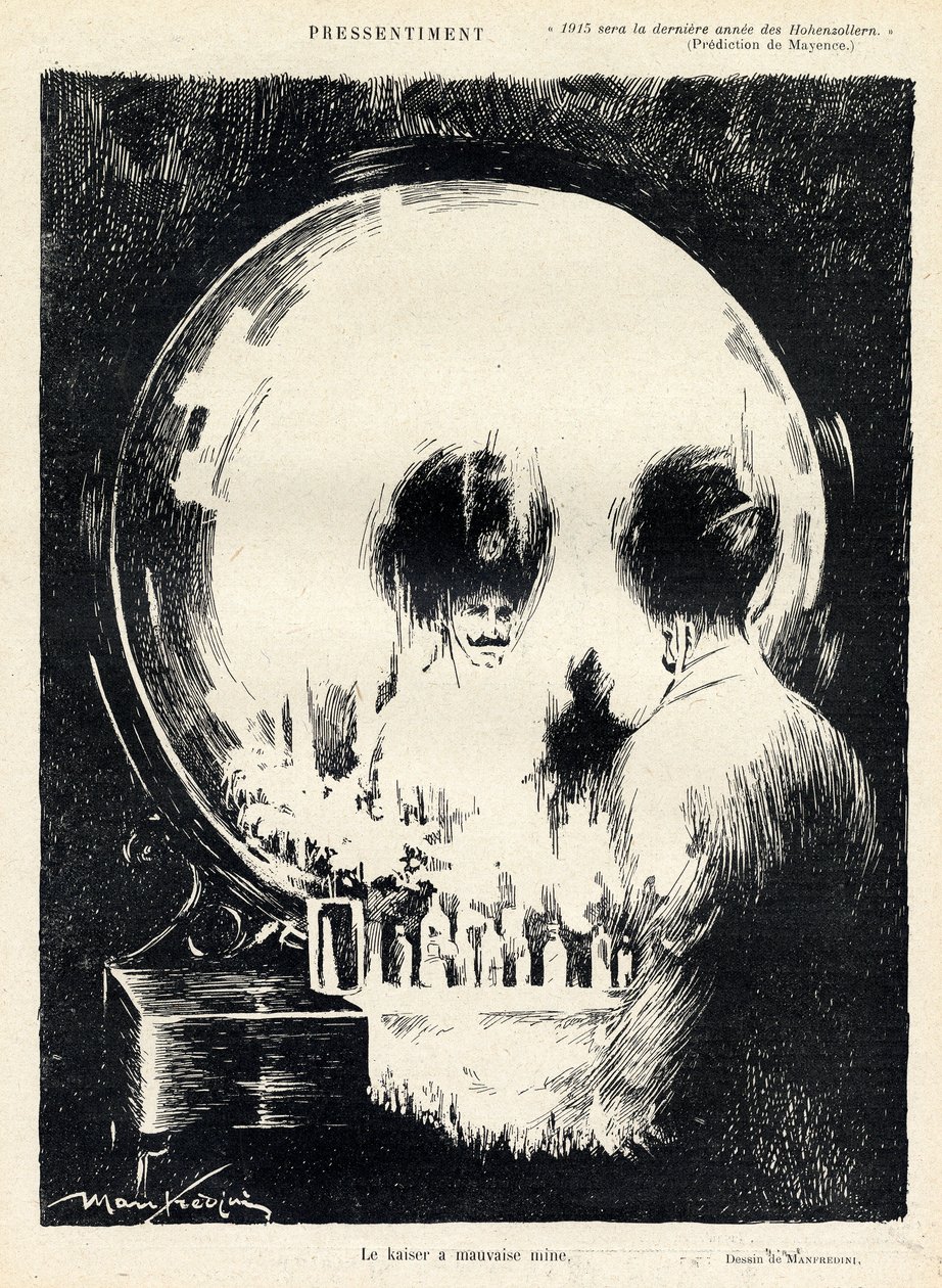 Illustration for the magazine "Le Rire Rouge" by Enzo Manfredini