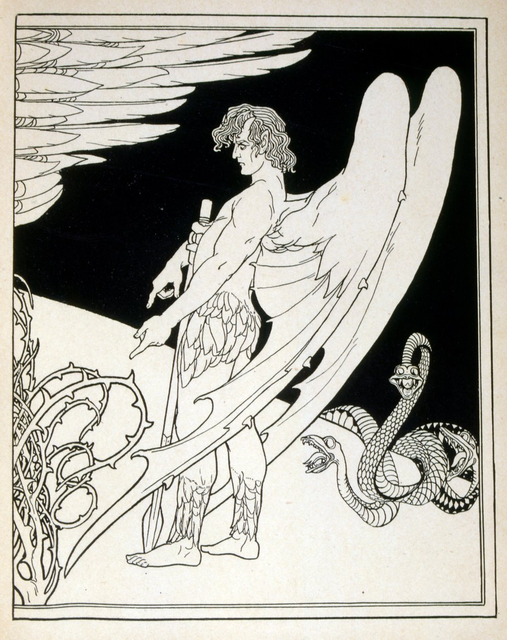 A Giant Angel, from the book Judah illustrated by Ephraim Moses Lilien by Ephraim Moses Lilien