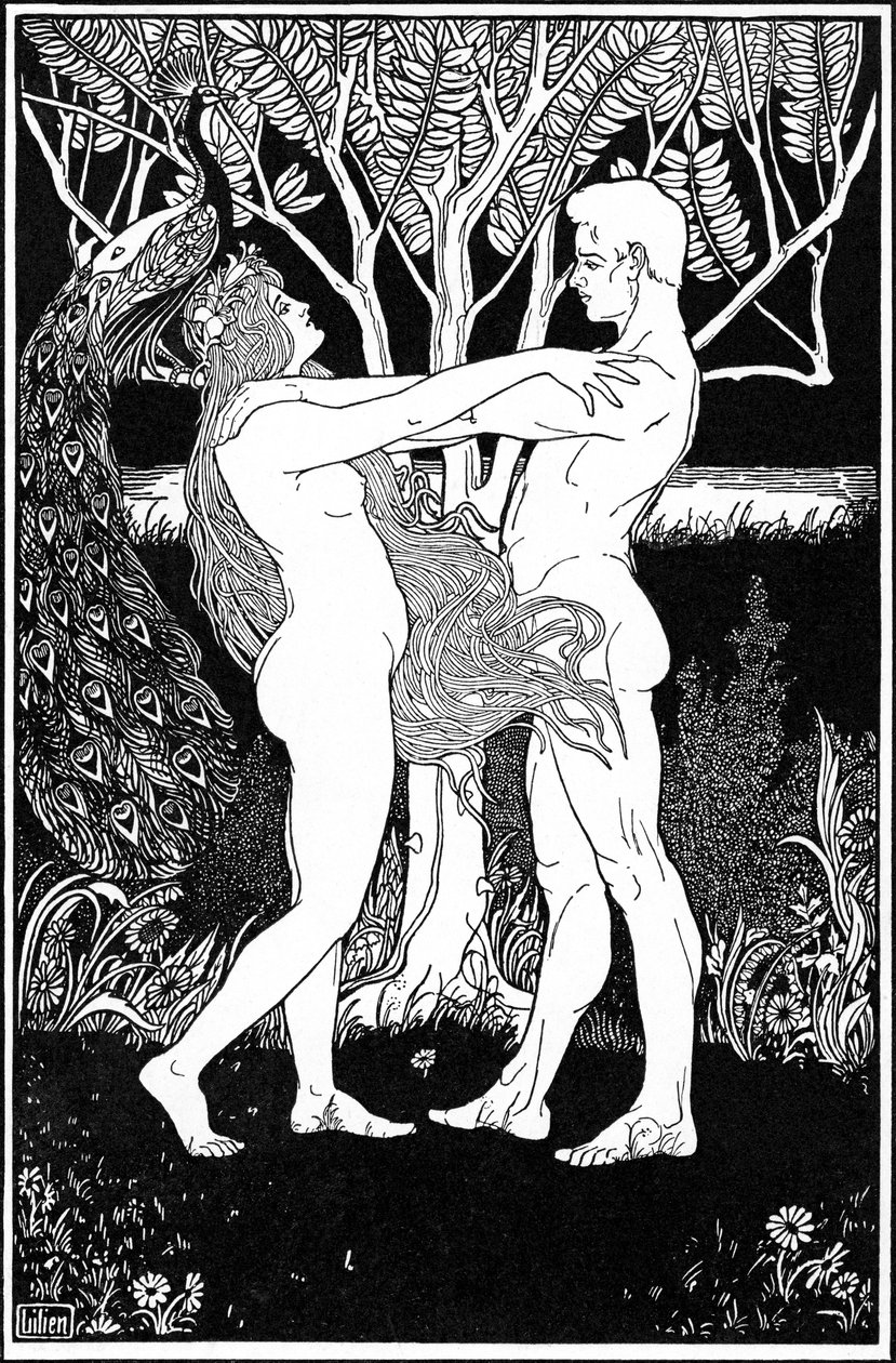 E.M. Lilien by Ephraim Moses Lilien