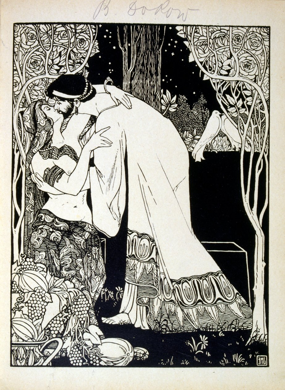 Solomon and Sheba, from the book Judah illustrated by Ephraim Moses Lilien by Ephraim Moses Lilien