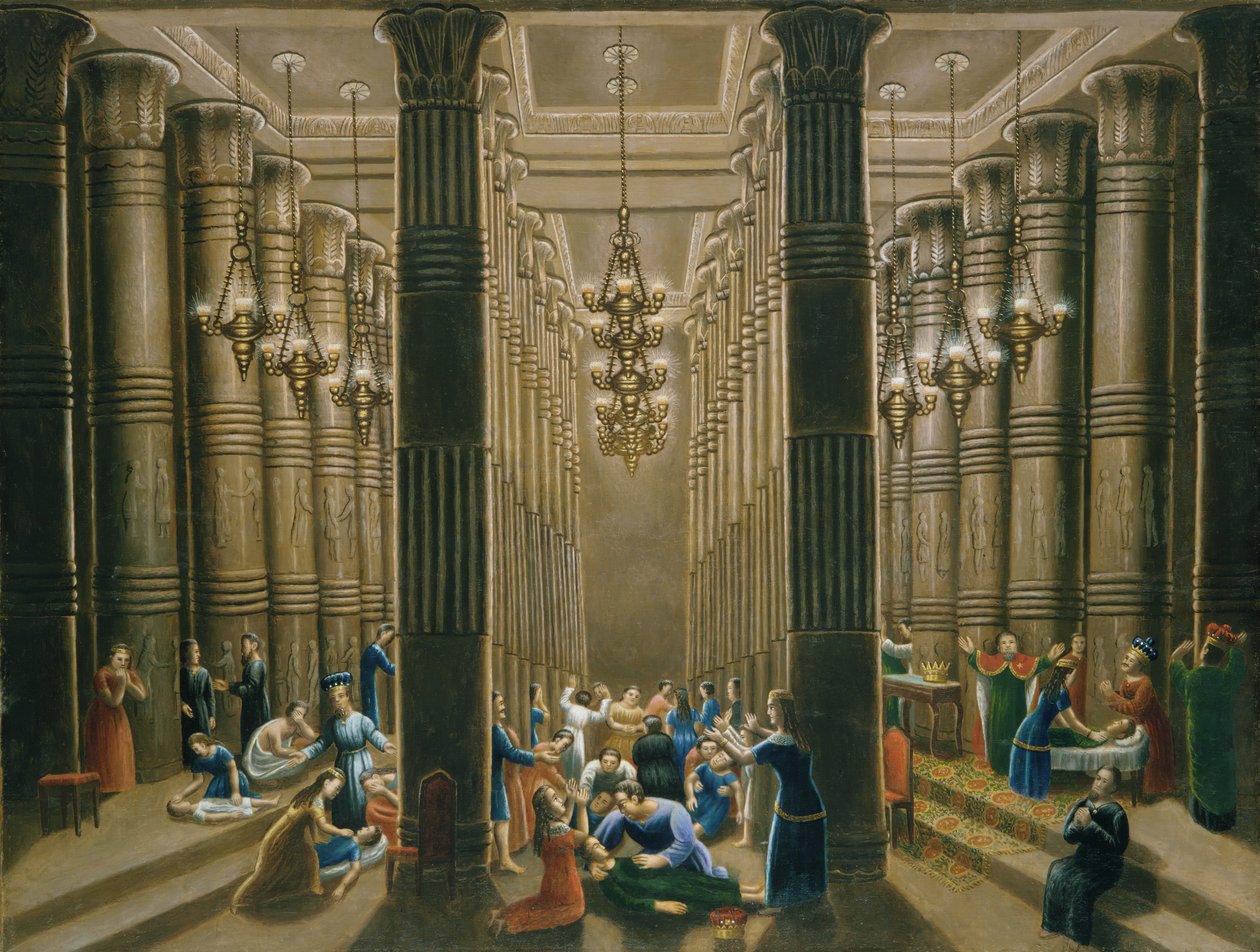 The Death of the First Born, 1865-80 by Erastus Salisbury Field