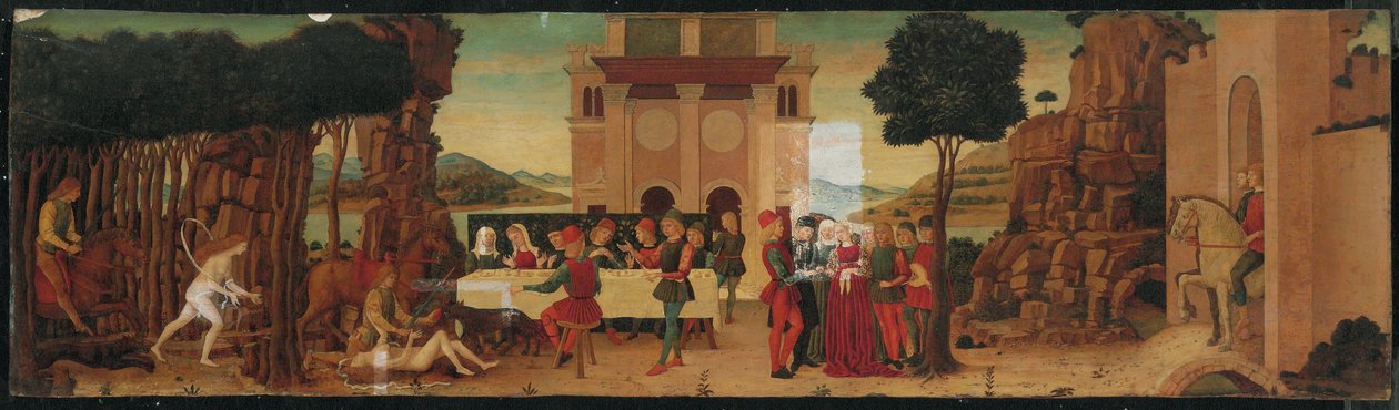 The Story of Nastagio degli Onesti by Ercole de (circle of) Roberti
