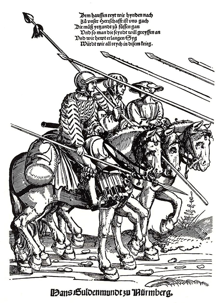 Military Campaign of the Landsknechts by Erhard Schon