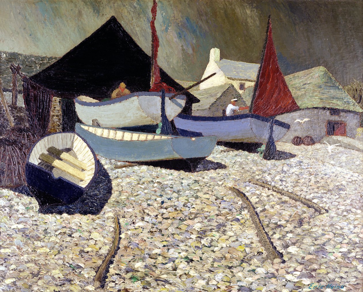 Cadgwith, the Lizard by Eric Contemporary Artist Hains