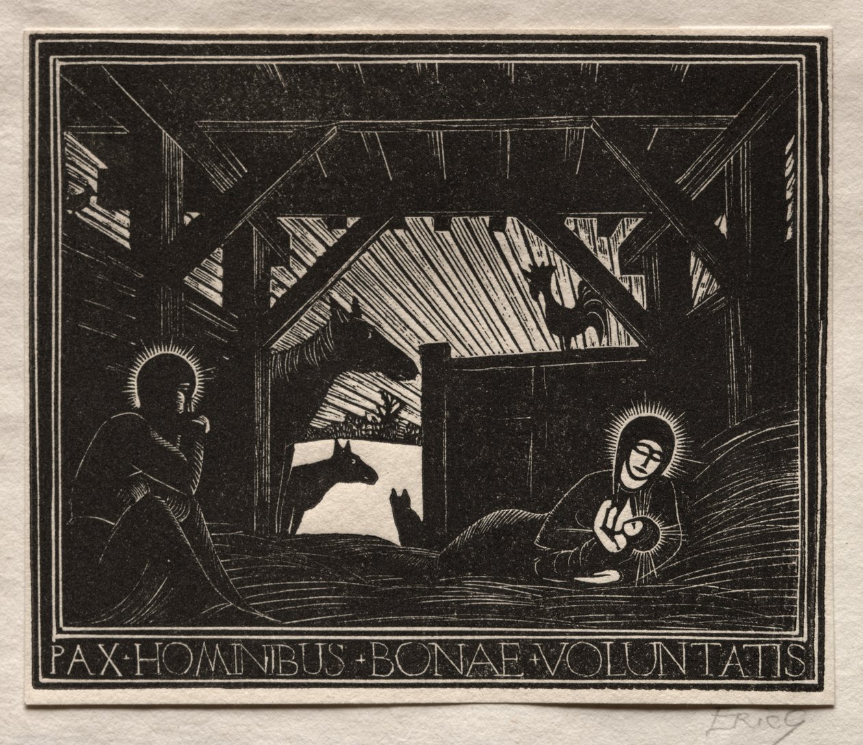 Christmas Gifts: Dawn by Eric Gill