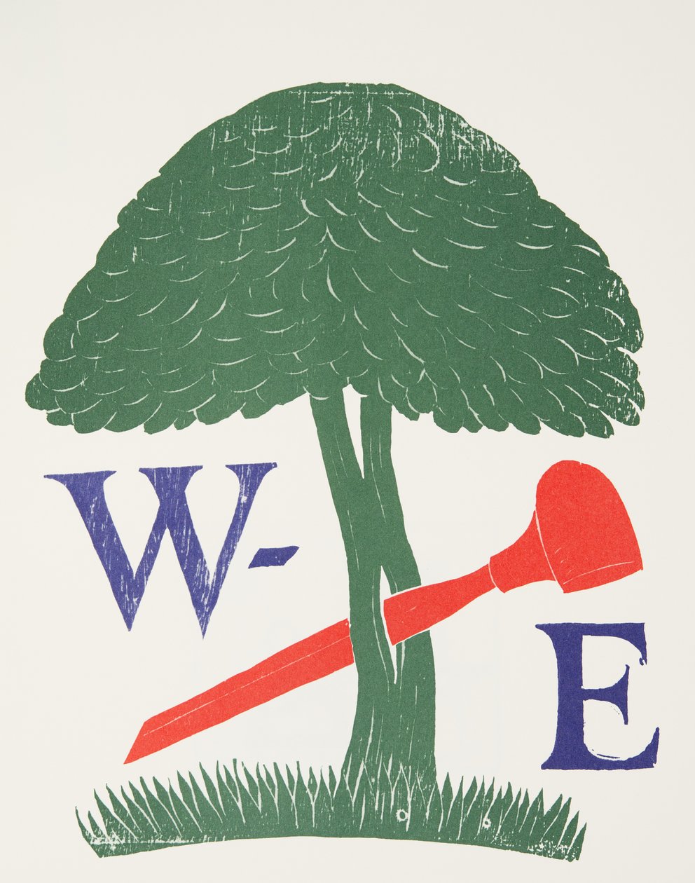 Poster for the Society of Wood Engravers by Eric Gill