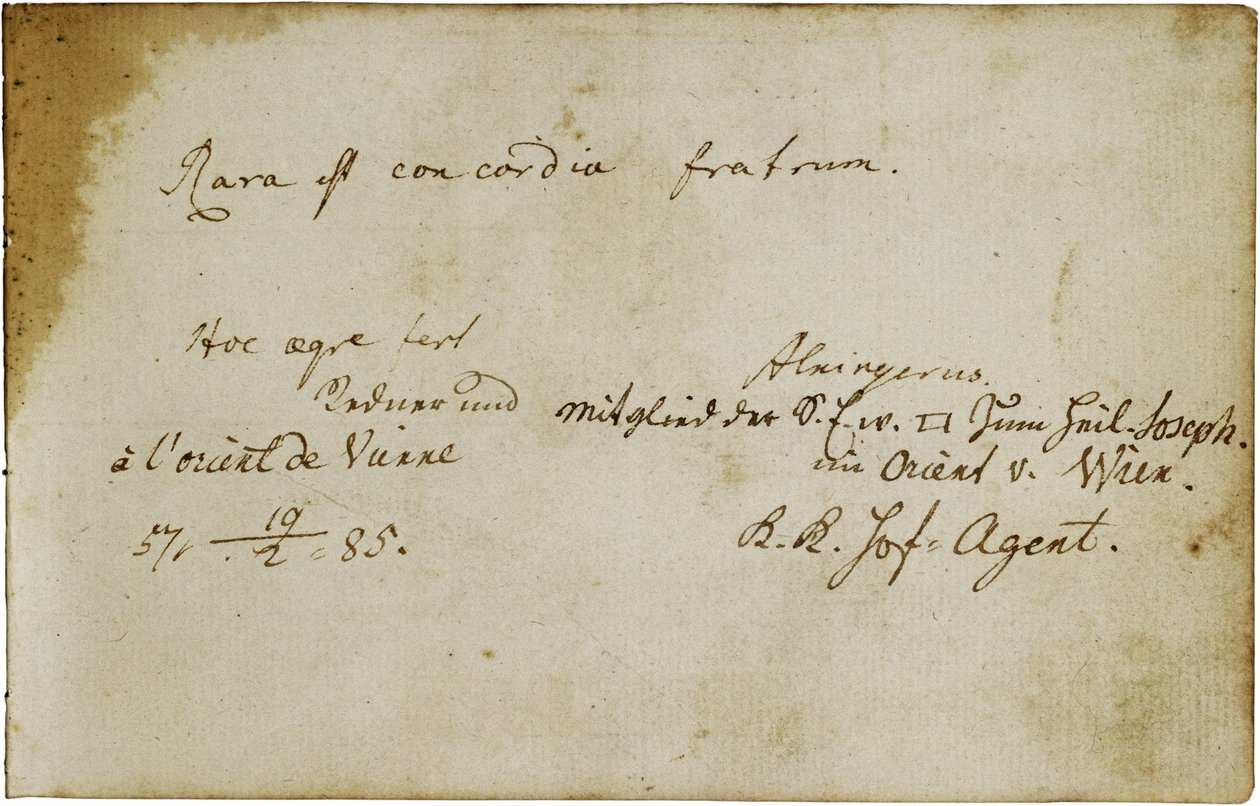 Album for a freemason (Johann Georg Kronauer) by Erich Lessing