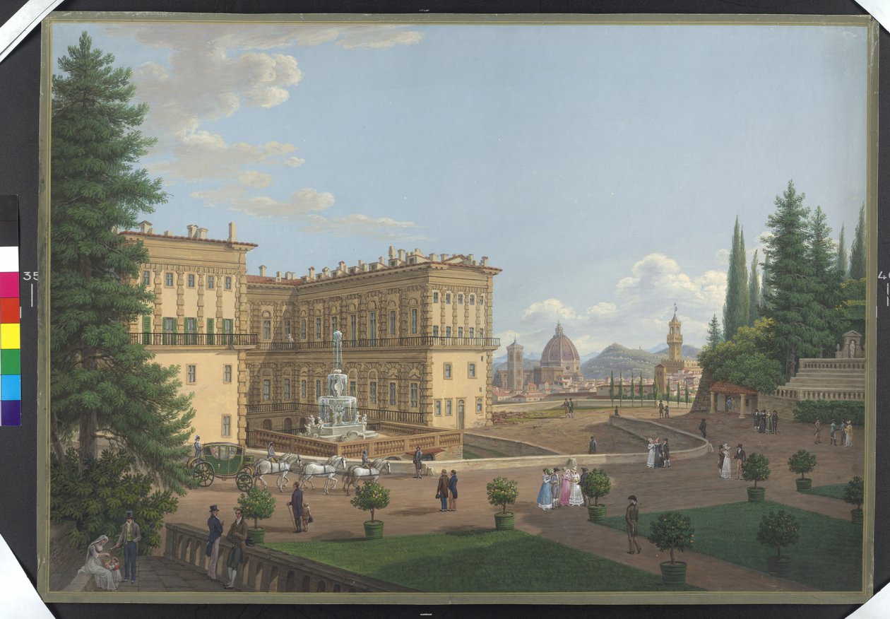 Gouache by Franz Jaschke by Erich Lessing