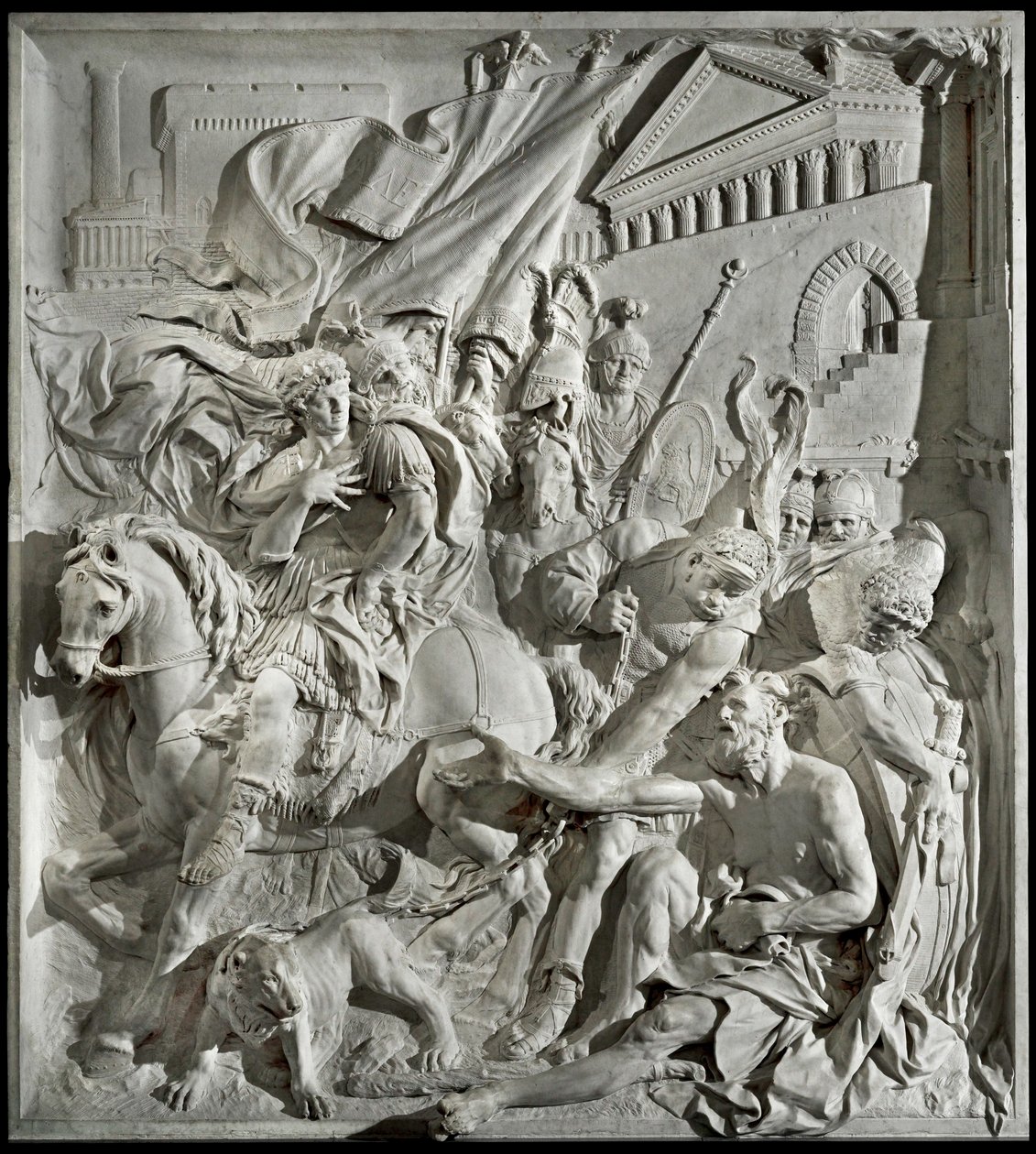 Meeting Between Alexander the Great and Diogenes by Erich Lessing