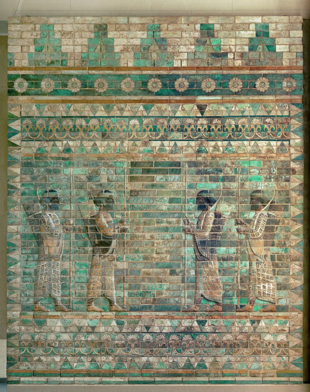 Procession of archers by Erich Lessing