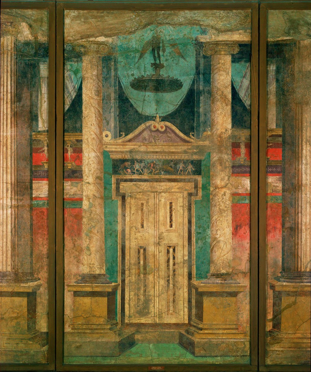 Scenic decoration, doorway by Erich Lessing