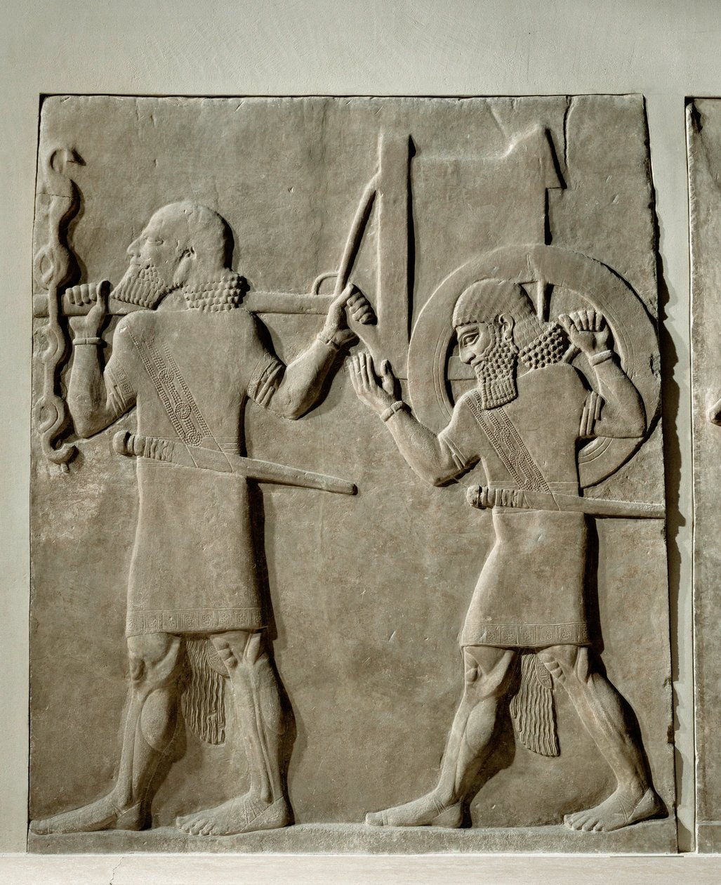 Servants carrying implements for the royal hunt by Erich Lessing