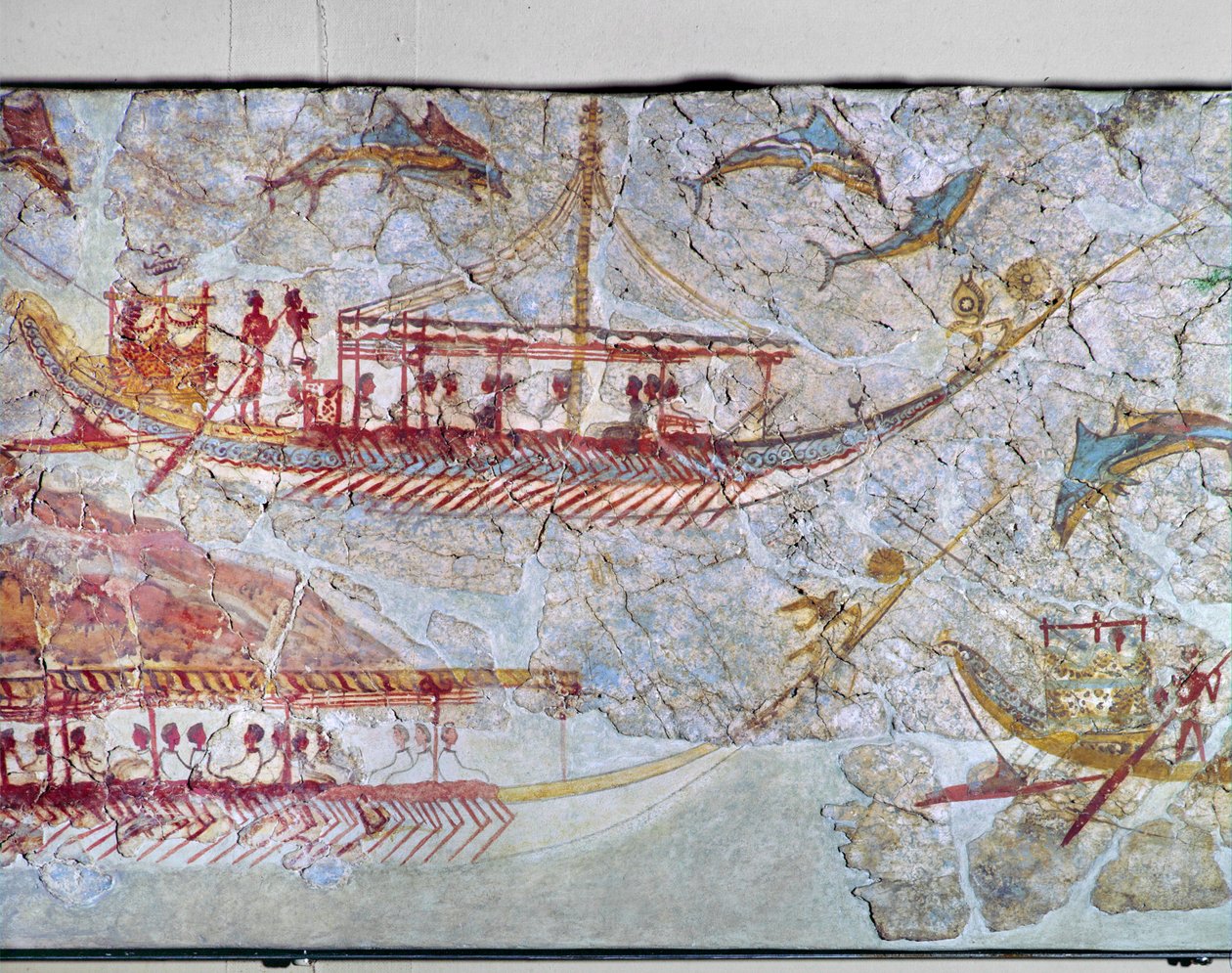 Ships Surrounded by Dolphins by Erich Lessing