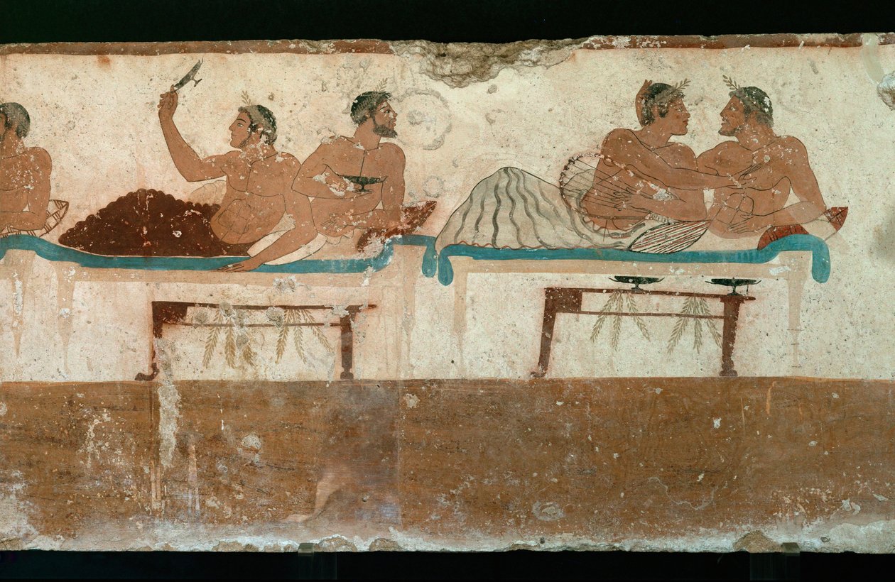 The funeral banquet by Erich Lessing