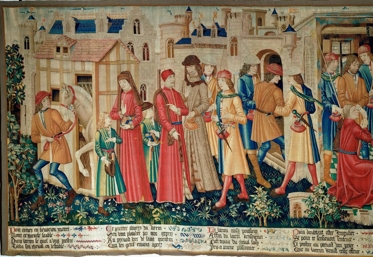 The Miracle of Saint Quentin: A Thief Steals the Horse from a Priest