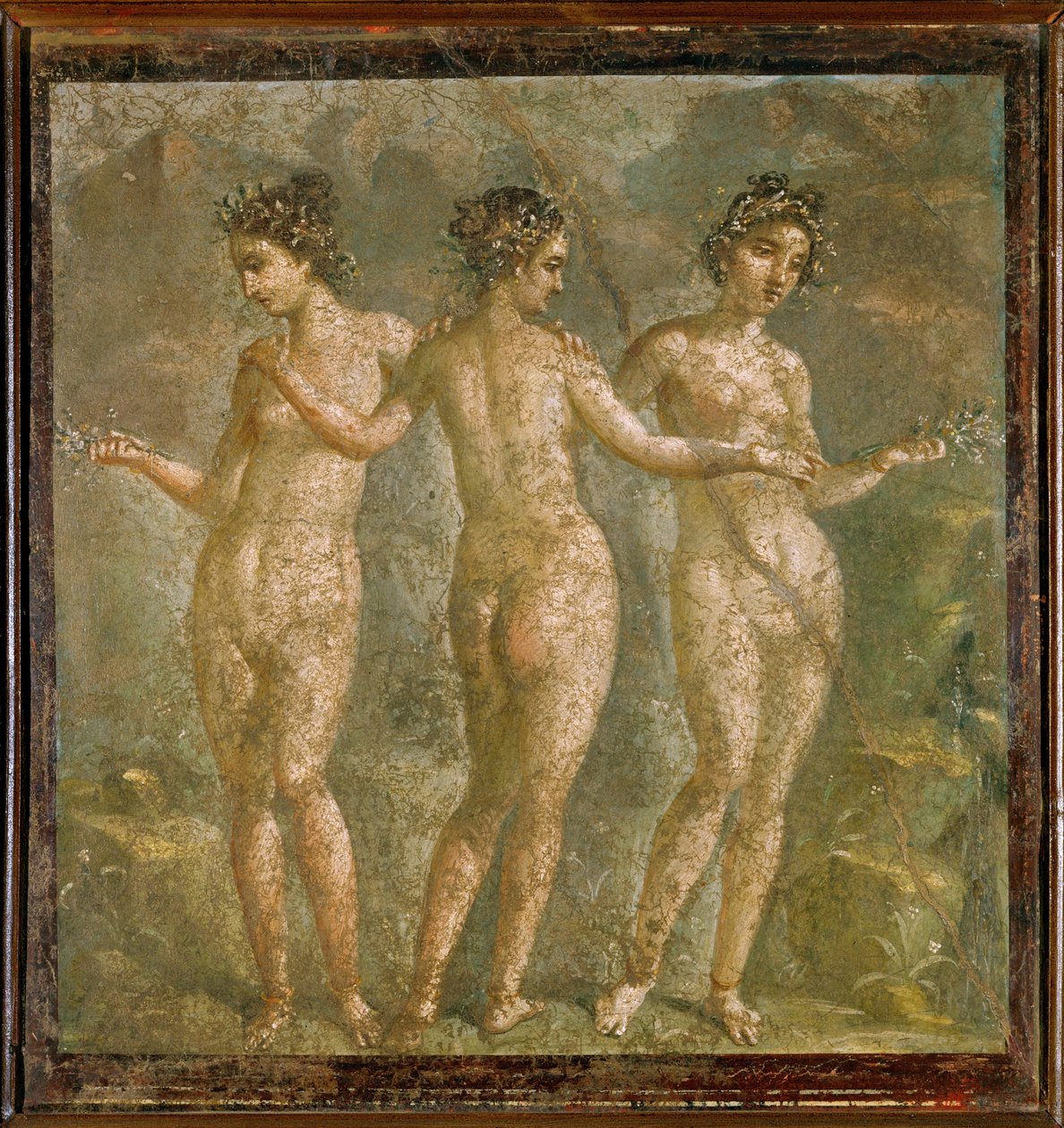 The Three Graces: Euphrosyne, Thalia, and Aglaia by Erich Lessing