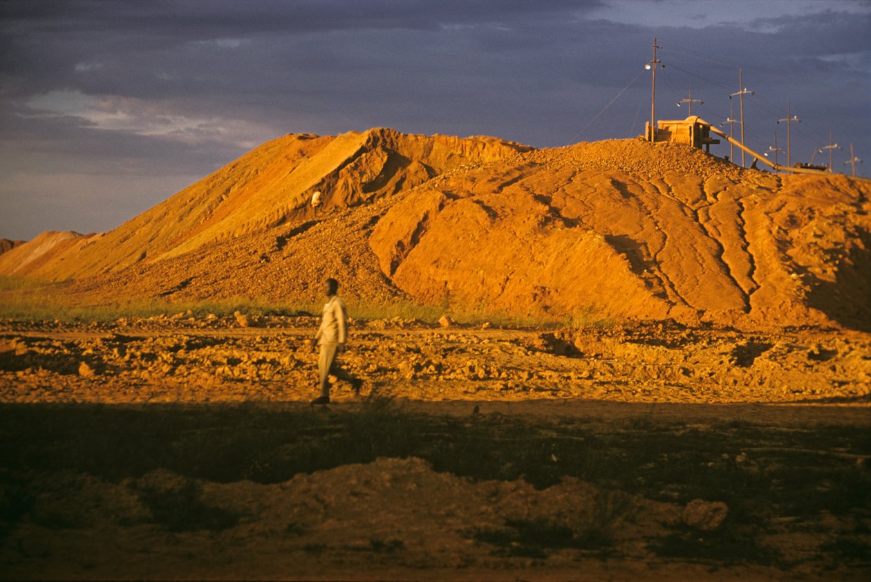 Tin mine on the Jos Plateau, Nigeria, Africa by Erich Lessing