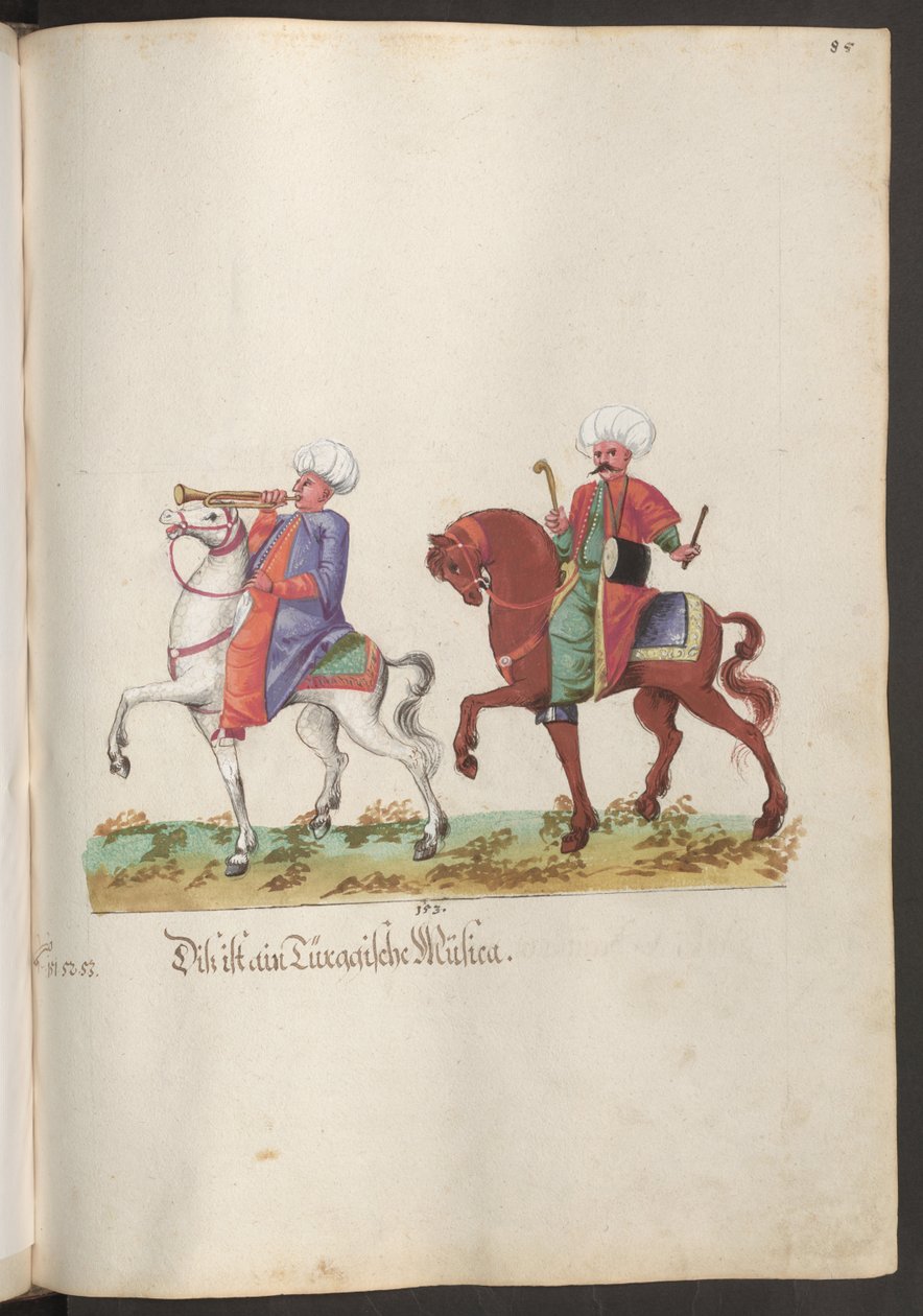 Turkish Wedding Ceremony: Musicians with Trumpet and Drum by Erich Lessing