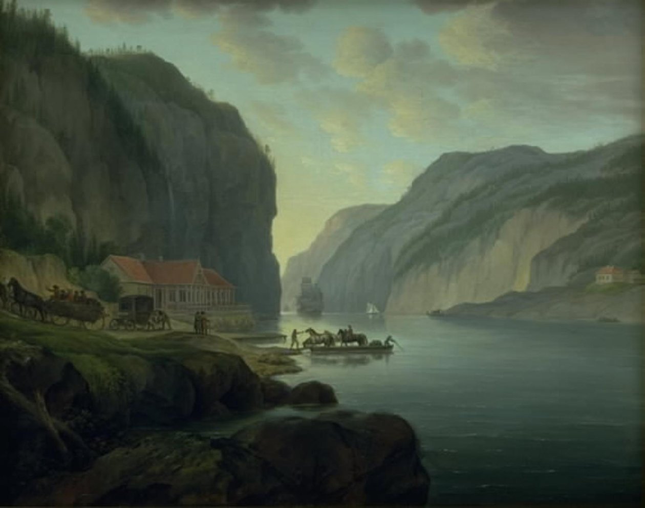 Svinesund near Frederikshald in Norway by Erik Pauelsen