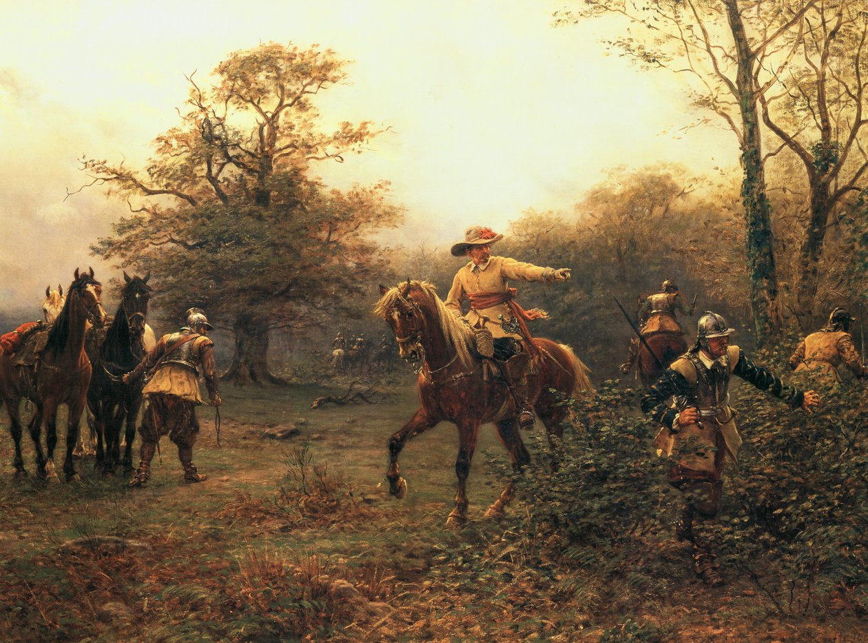 The Boscobel Oak by Ernest (after) Crofts