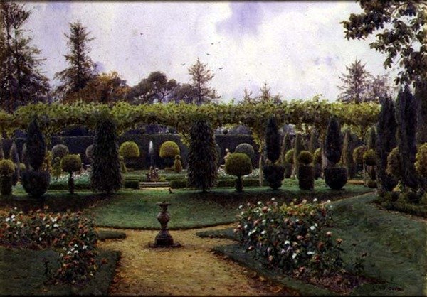 Grey Day, Brockenhurst, Hampshire by Ernest Arthur Rowe