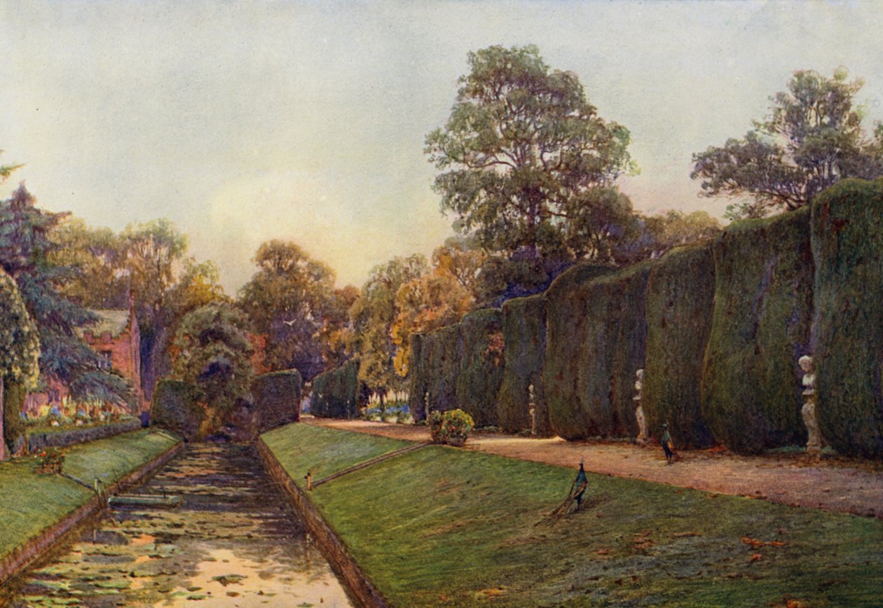 The Great Hedge at Campsea Ashe, Suffolk by Ernest Arthur Rowe