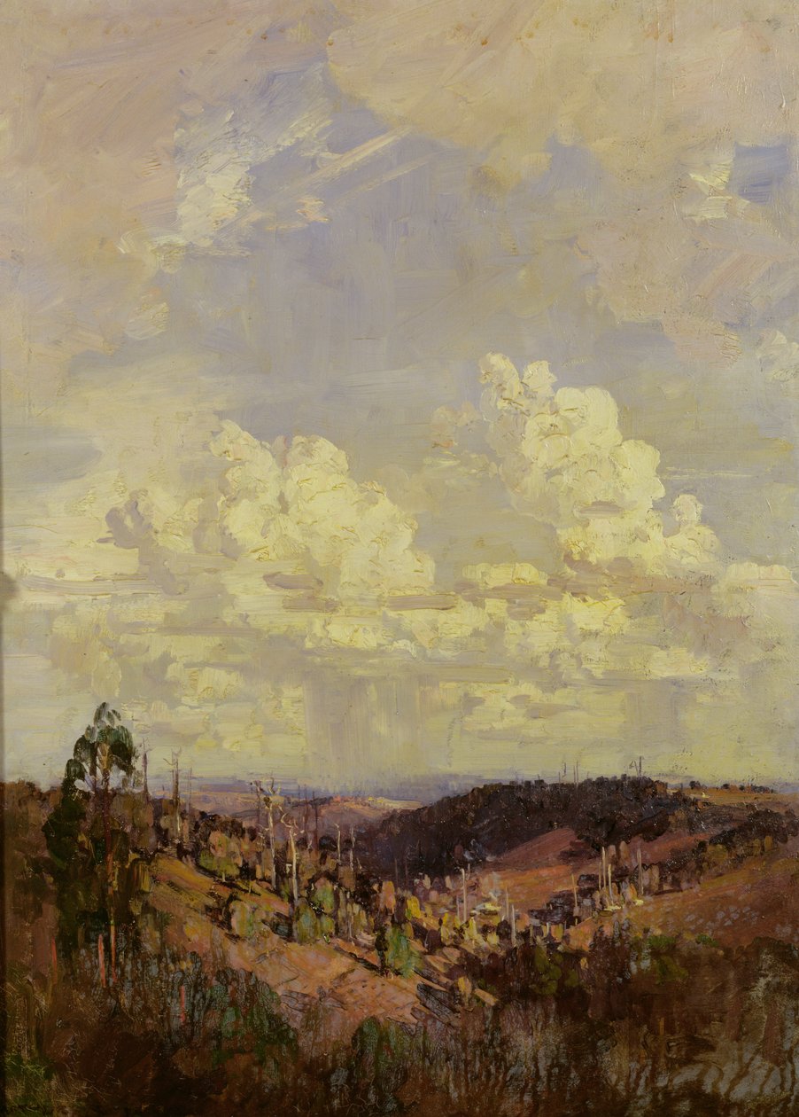 And Let the Clouds of Even and of Morn (Tennyson) by Arthur Streeton