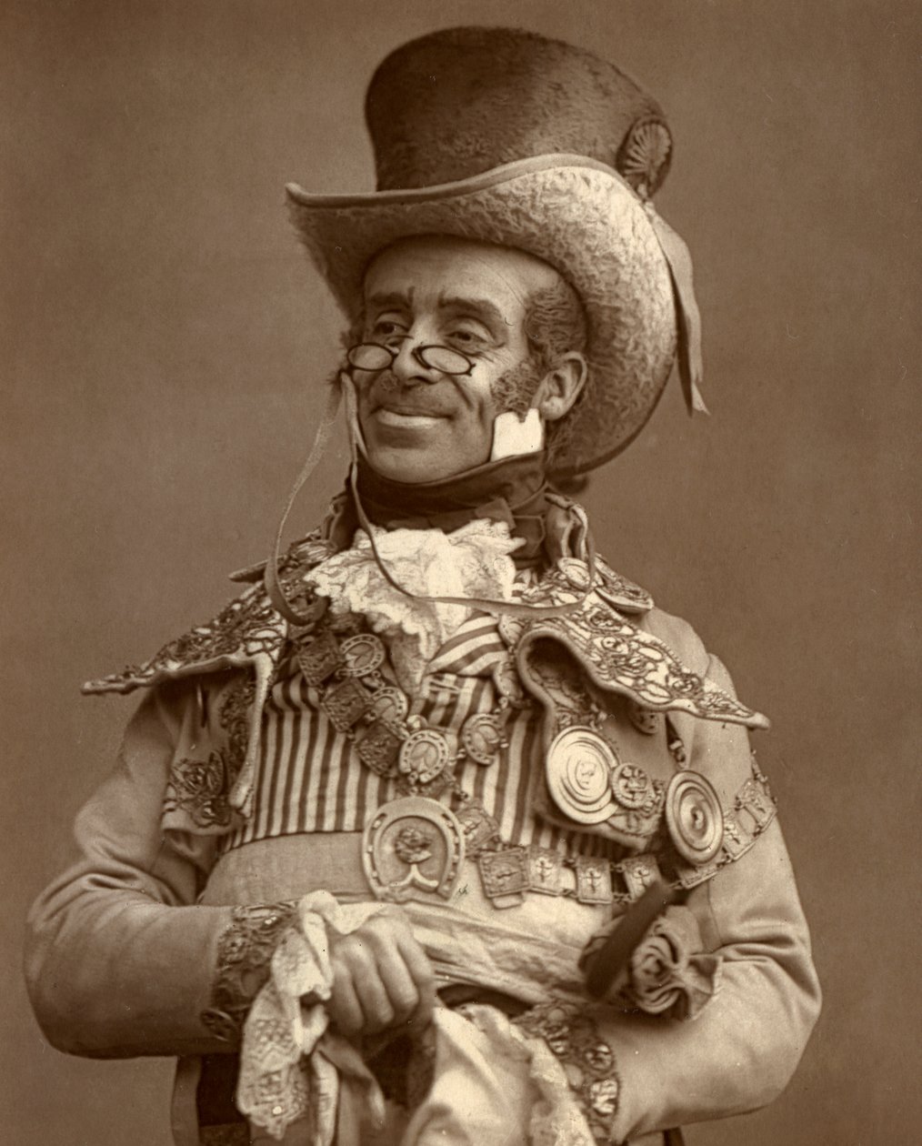 Arthur Roberts, British actor, comedian and music hall entertainer, 1888 by Ernest Barraud