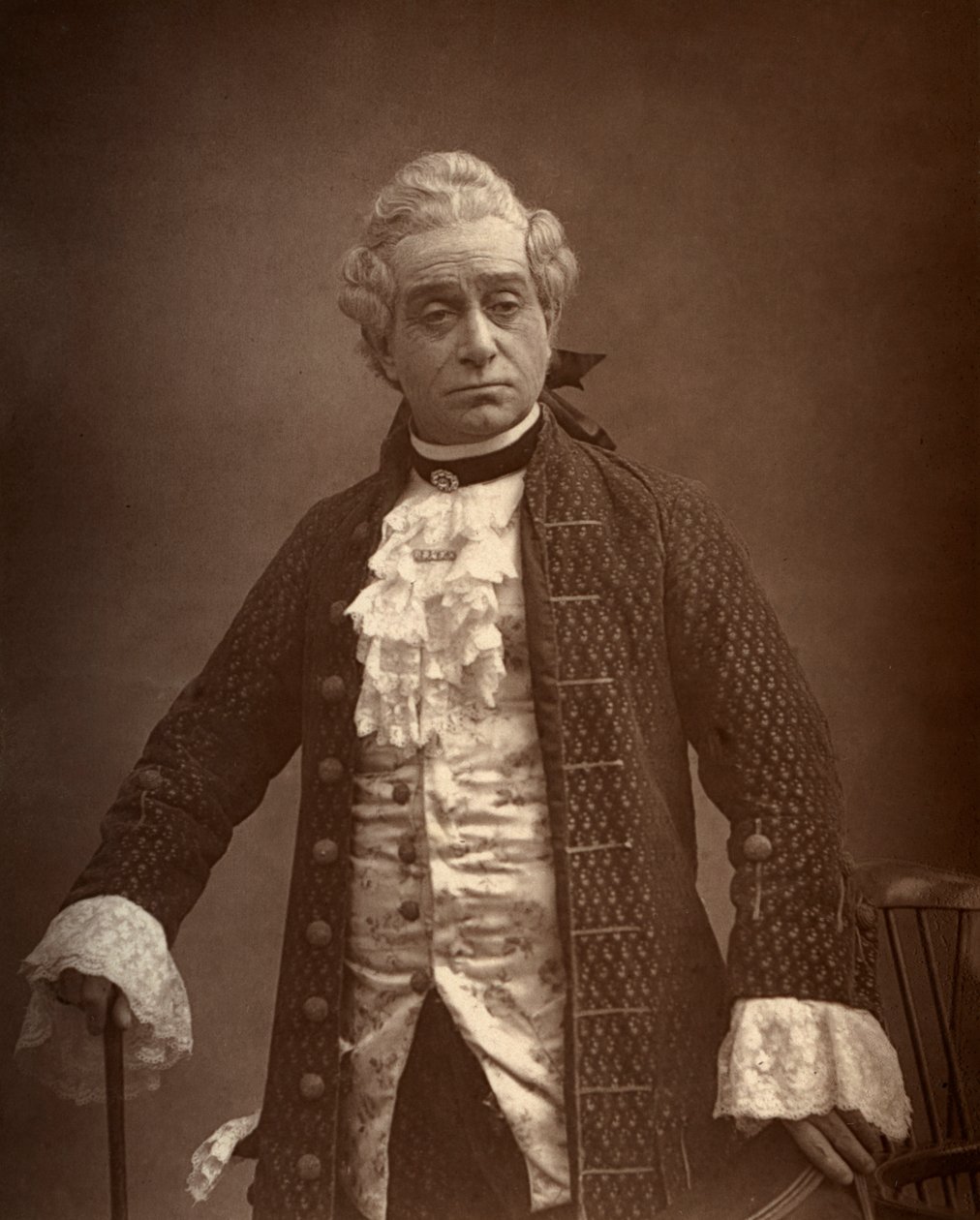 David James, British Actor, in David Garrick by Ernest Barraud