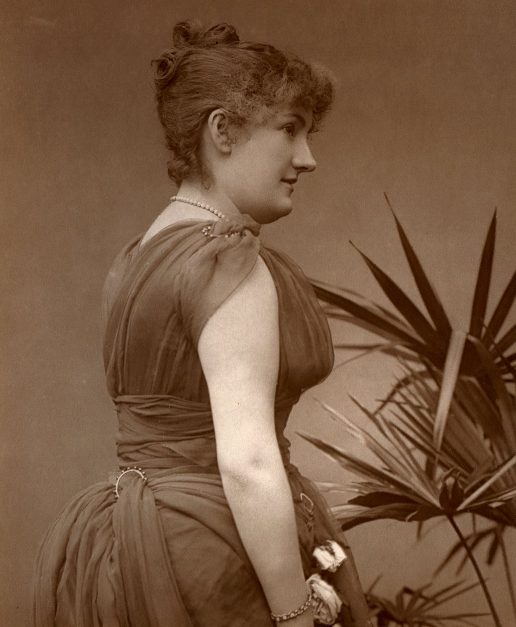 Miss Edith Woodworth, British actress by Ernest Barraud