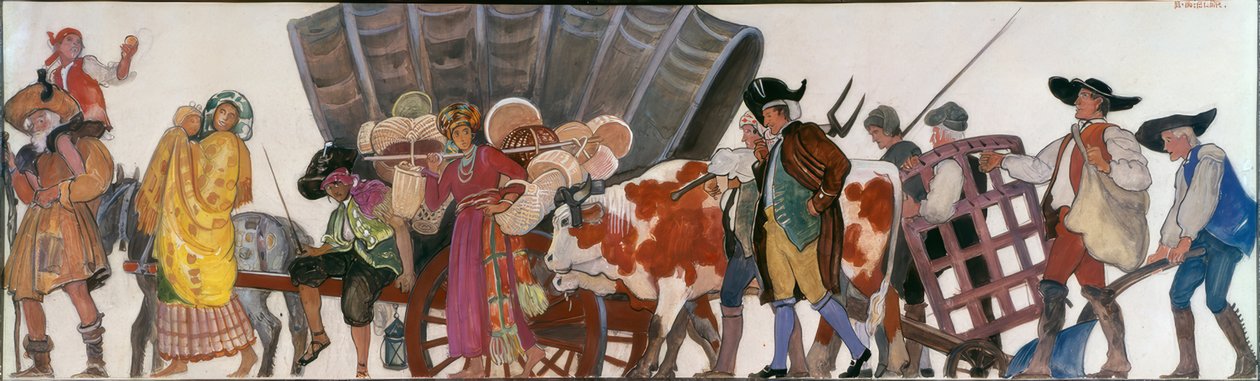 Parade, Rome and Peasants by Ernest Bieler