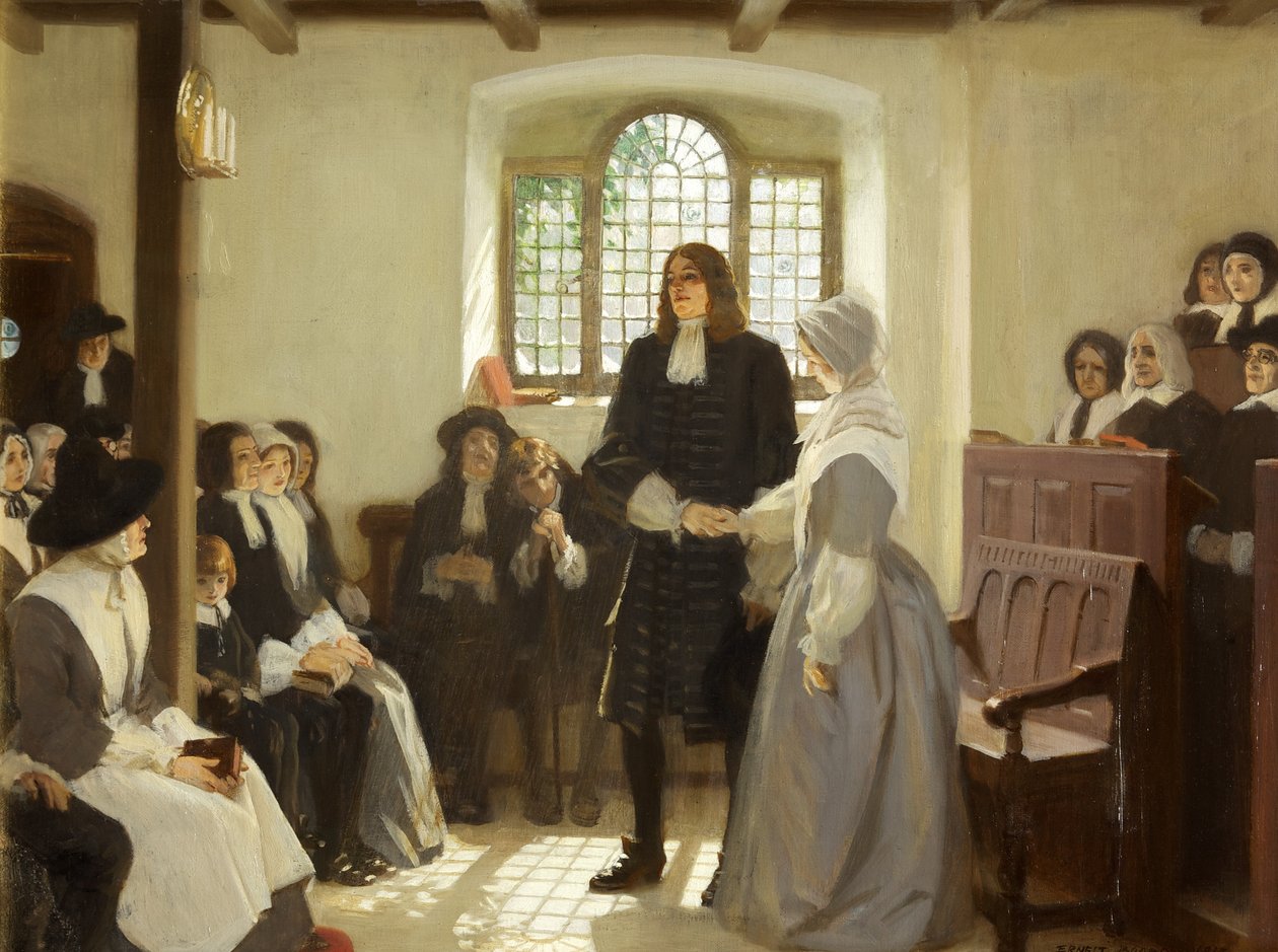 The Marriage of William Penn and Hannah Callowhill by Ernest Board