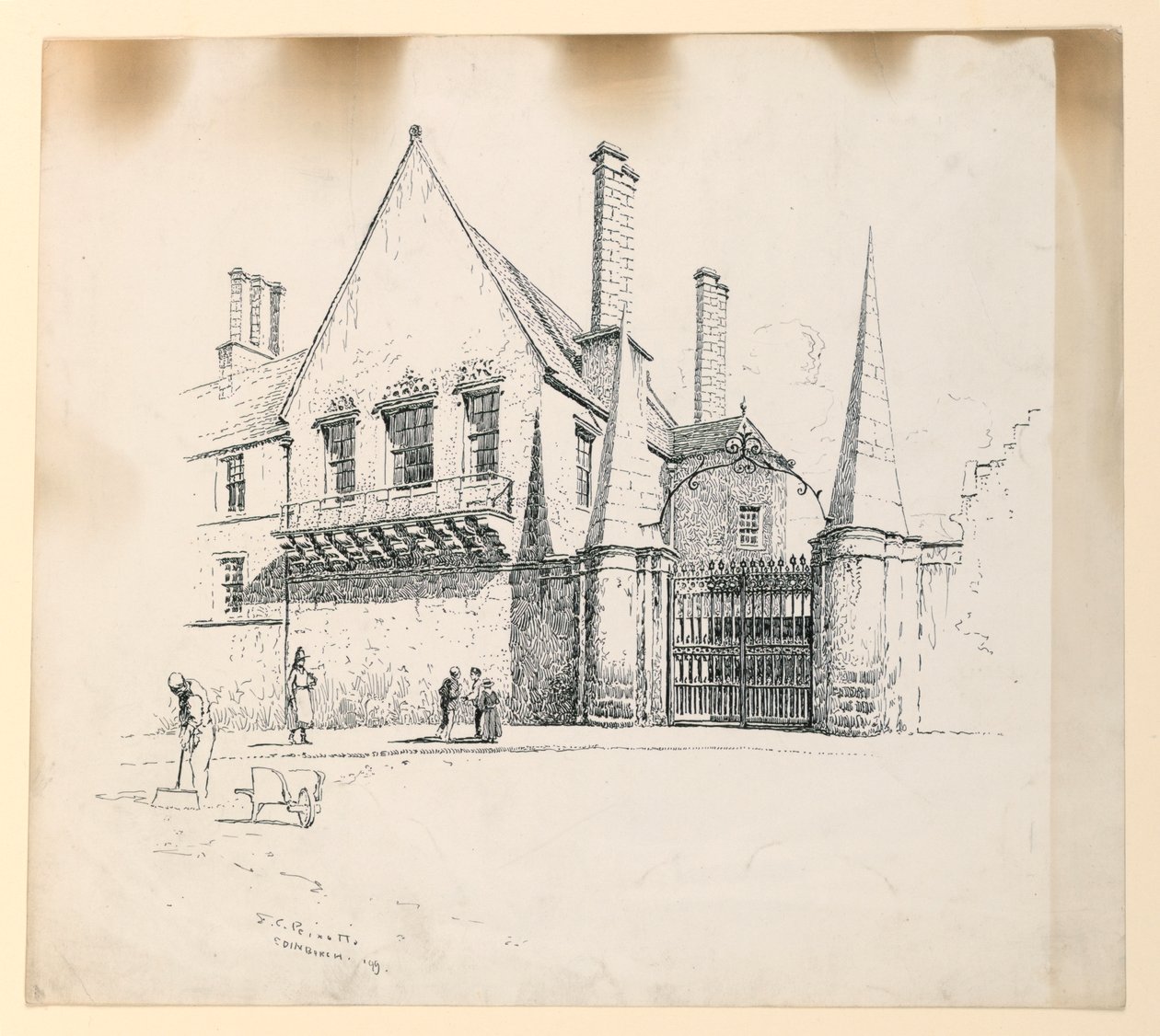 The Moray House, Edinburgh by Ernest Clifford Peixotto