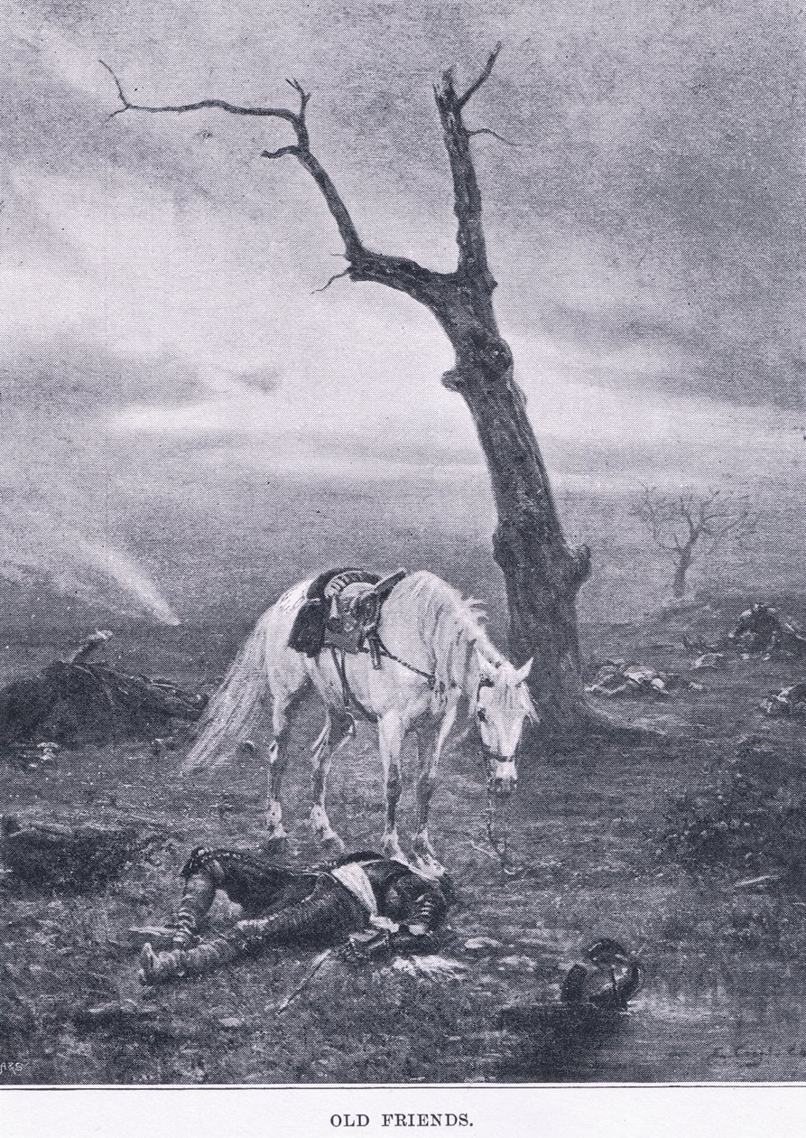 Old friends, from The Magazine of Art 1893, Cassell and Company by Ernest Crofts
