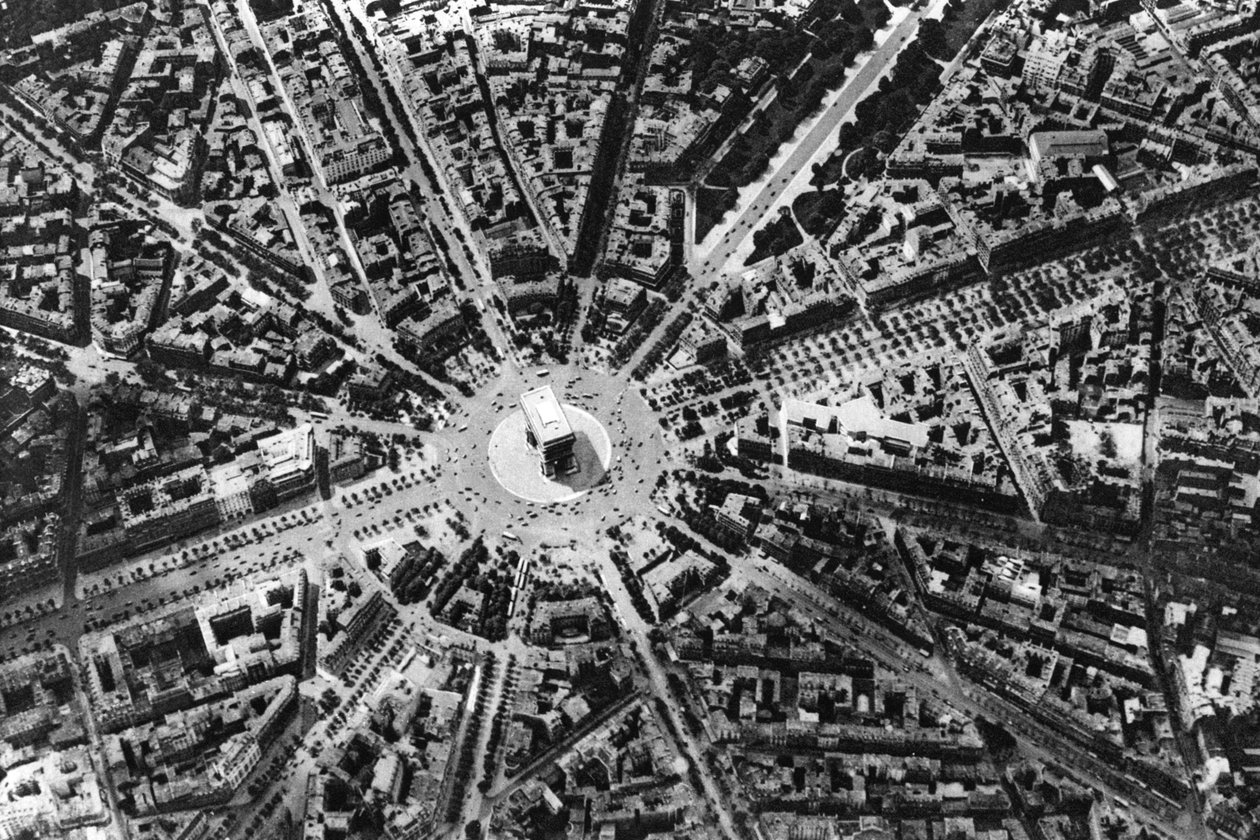 A birds eye view of the Place de l