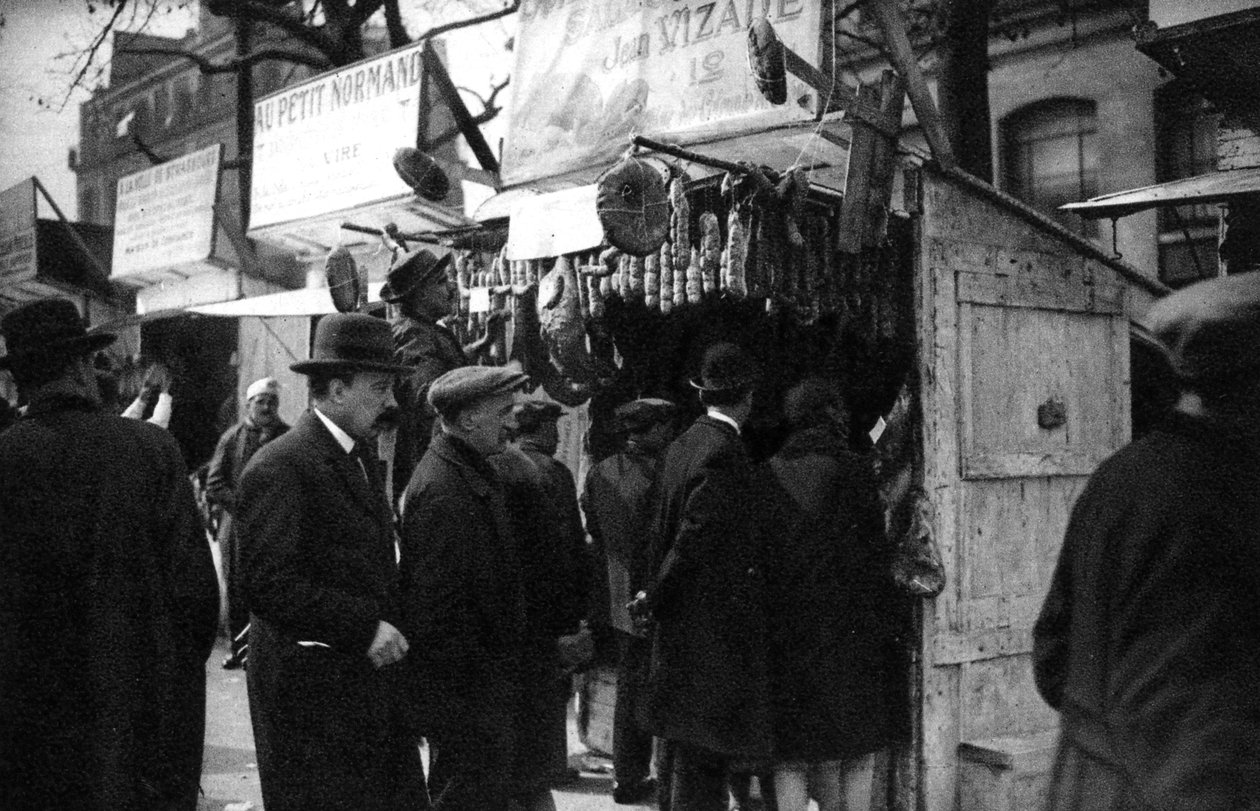 Ham Fair on the Boulevard Richard Lenoir, Paris by Ernest Flammarion