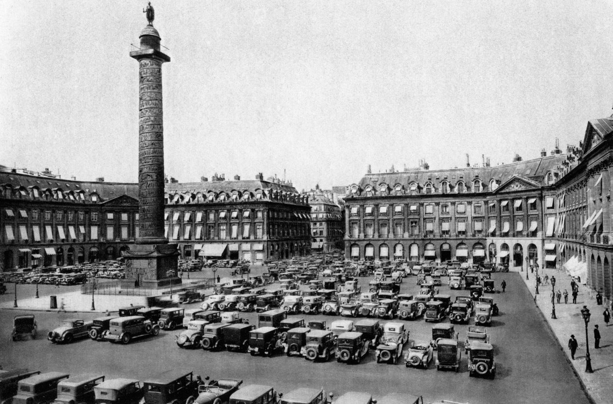 Place Vendome and the Column Erected to Napoleon