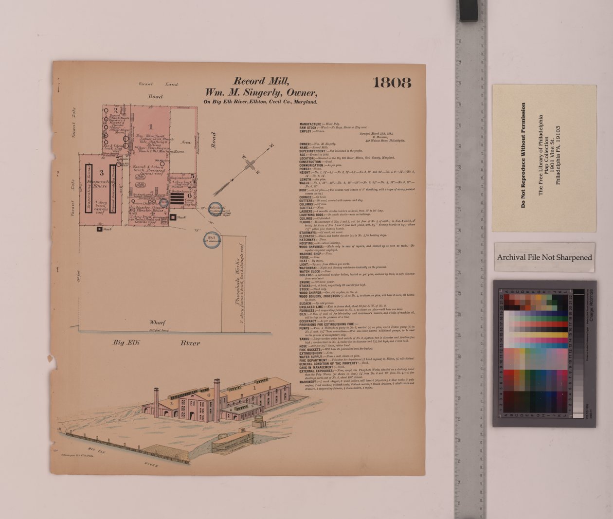 Record Mill, Elkton, Maryland, Hexamer General Surveys by Ernest Hexamer